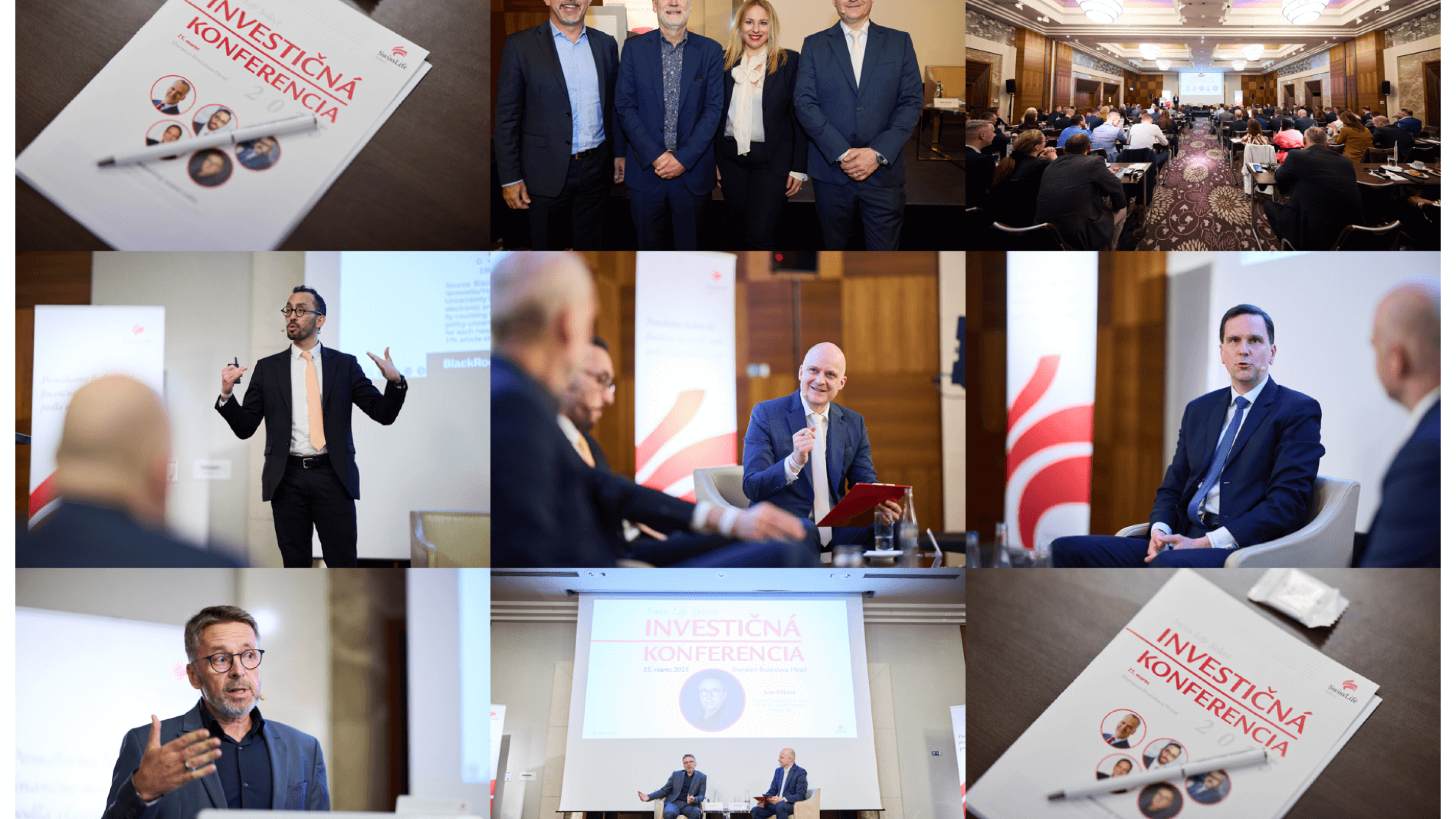 Atmosféra na investičnej konferencii Swiss Life Select.