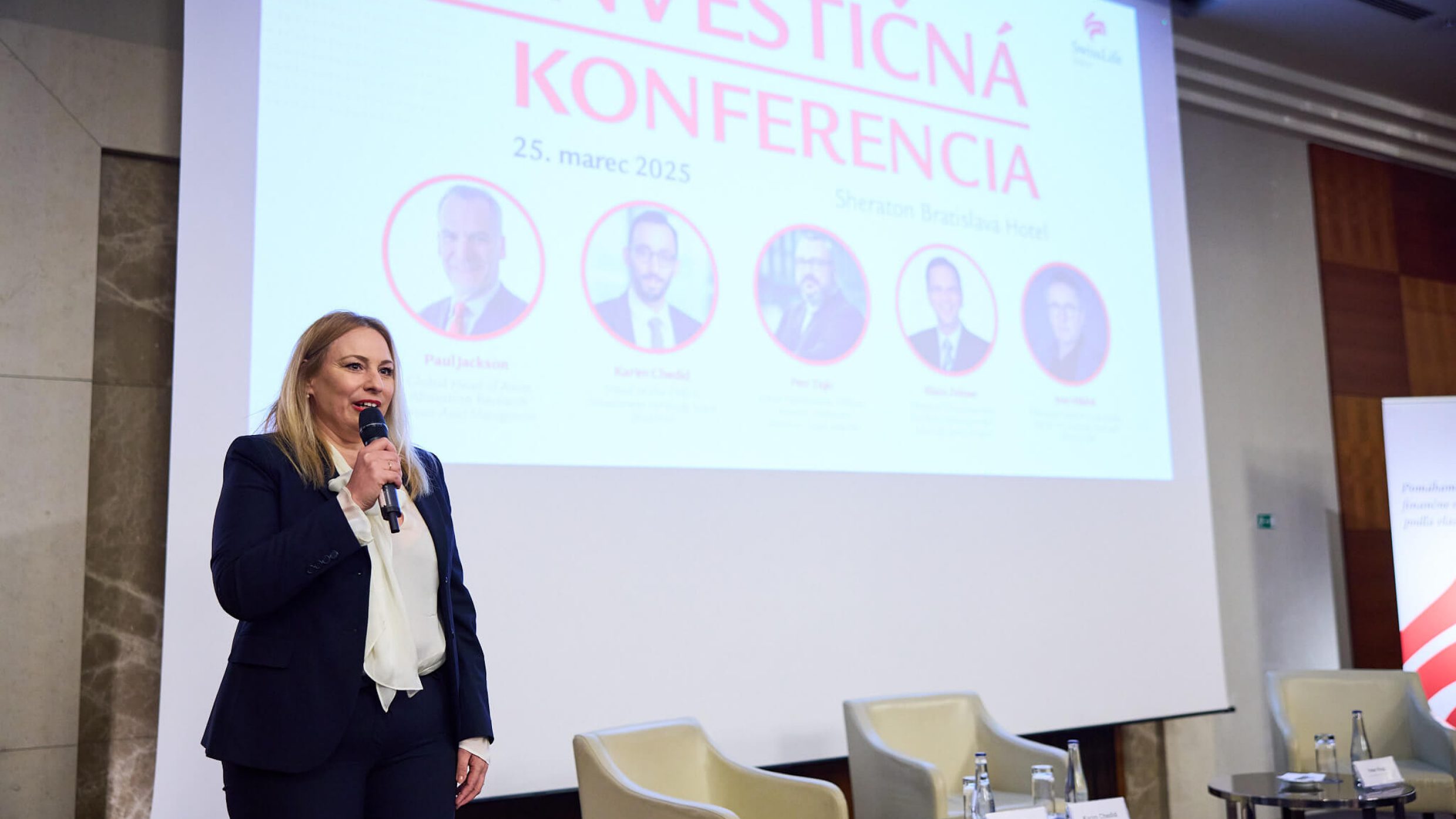 Atmosféra na investičnej konferencii Swiss Life Select.