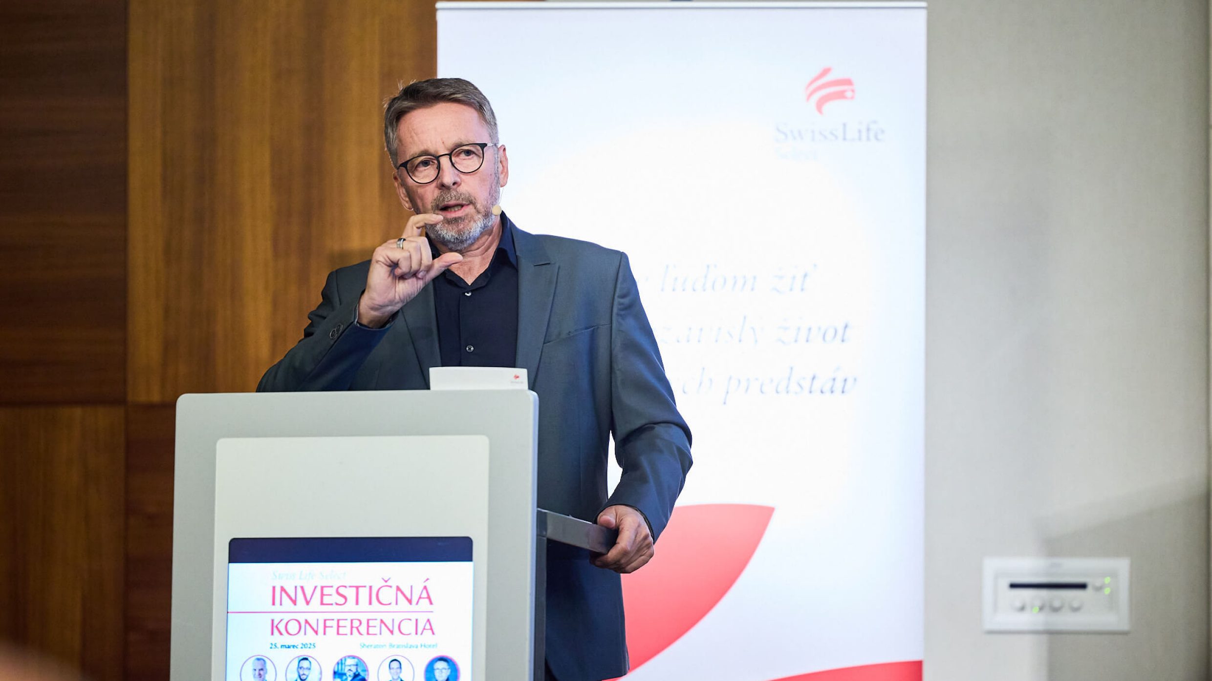 Atmosféra na investičnej konferencii Swiss Life Select.