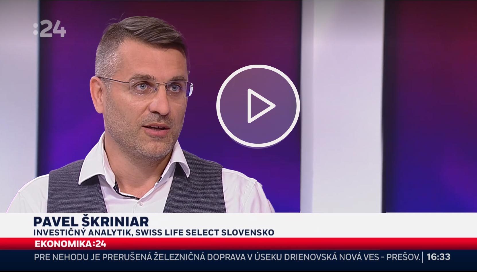 Pavel Škriniar hovorí o výhodnosti mimoriadnych splátok.